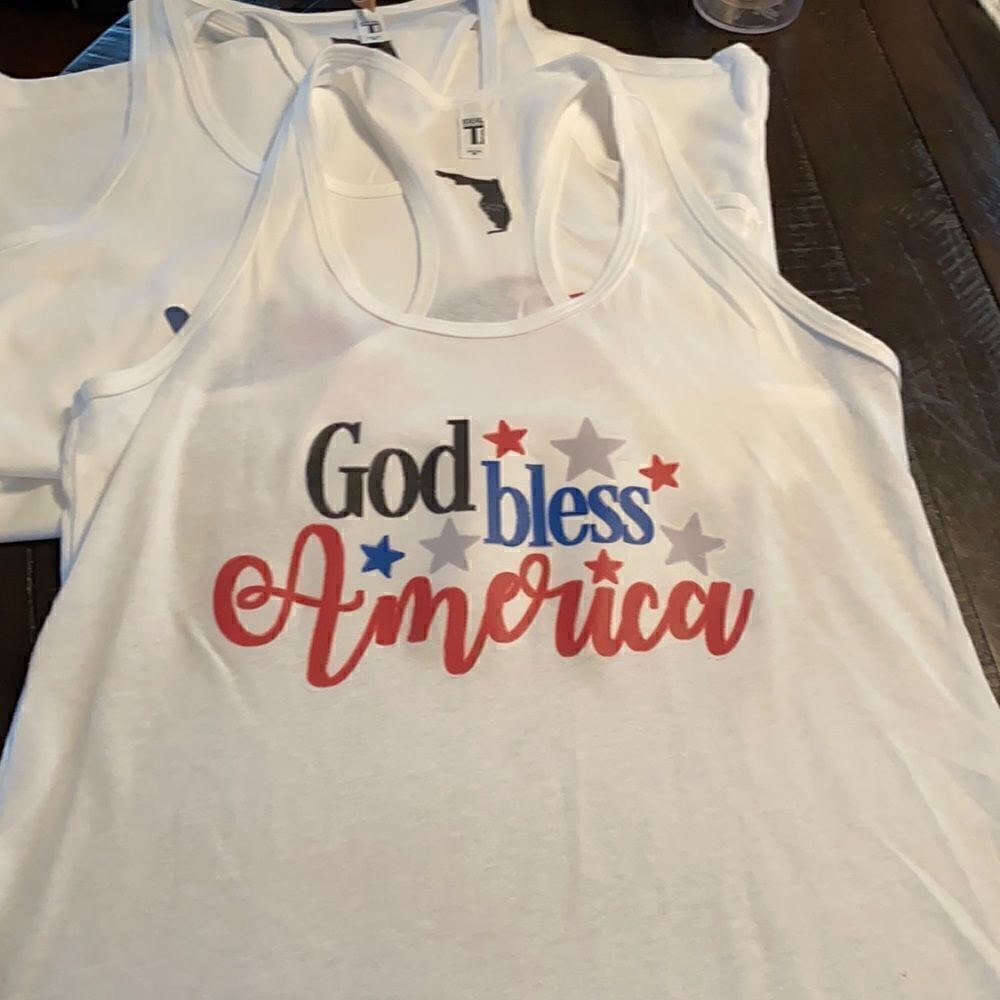 God Bless America tee M
